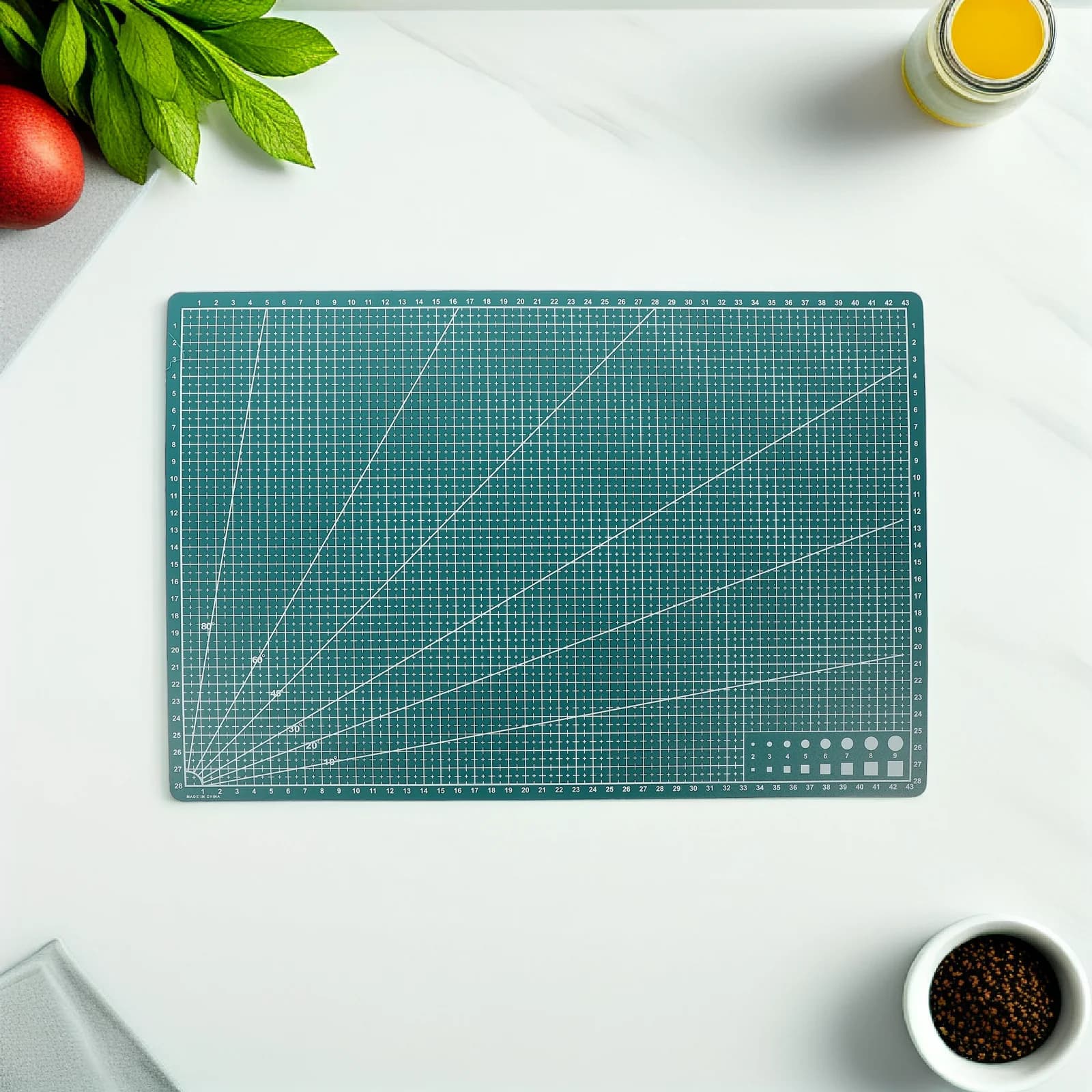 A3 Cutting Mat Professional Handcraft PP Non-Slip Double-Sided Craft Cutting Board Protective Pad for Sewing Paper Scrapbooking
