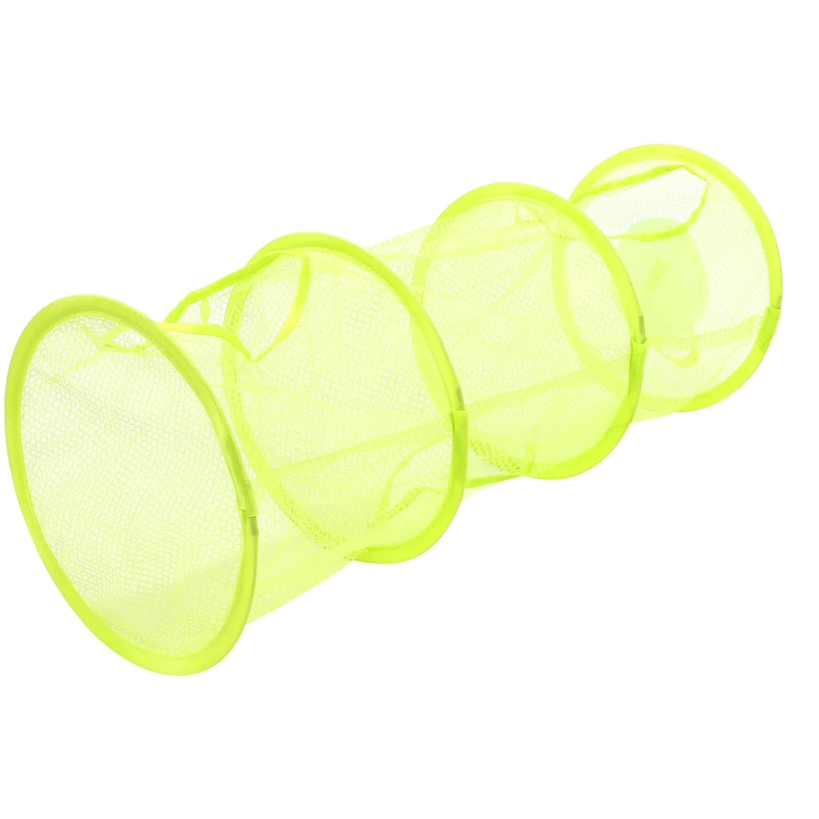 Hanging Organizer Storage Bag 3 Layers Foldable Mesh Clothes Laundry Shoe Basket for Kids Room Yellow Hanging Storage Organizer