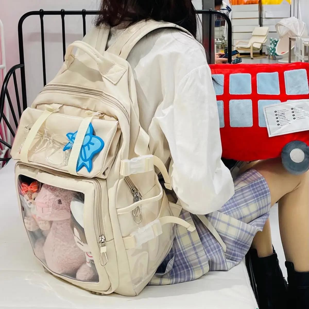 Autumn Itabag Simple Commuter Tpu School Computer Travel Large Capacity Daily Dual Use Backpack Bag Woman