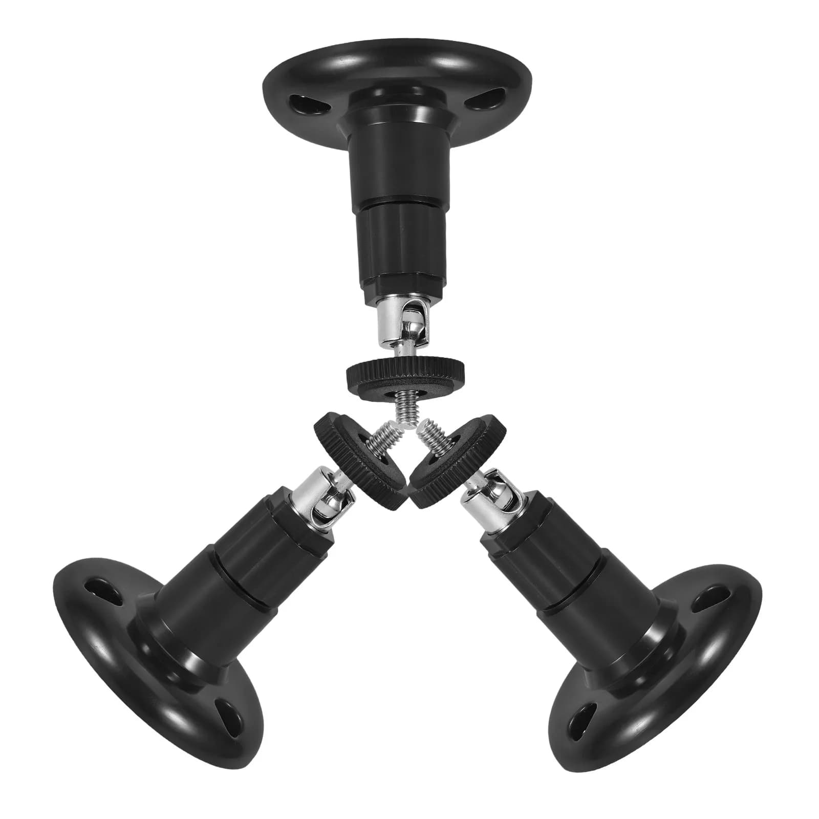 Supporto per telecamera da parete da 3 pezzi, supporto regolabile per telecamera di sicurezza, robusto supporto per telecamera di sicurezza in acciaio inossidabile, per interni ed esterni, facile da installare, multiangolo
