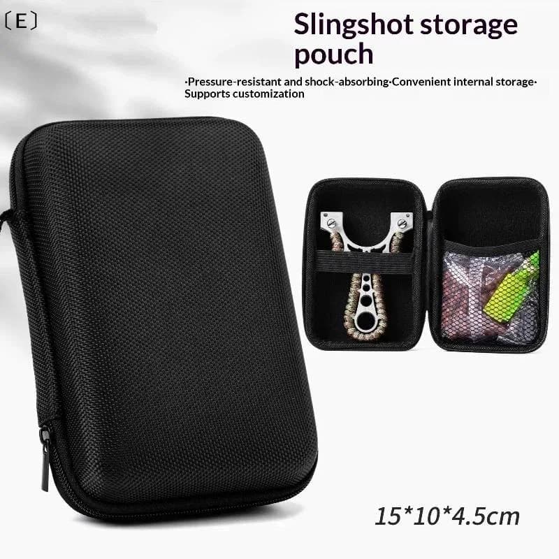 〔E〕High End And Large Capacity Zipper Slingshot Bag Multifunctional Catapults Storage Box Universal Outdoor Slingshot Handbag