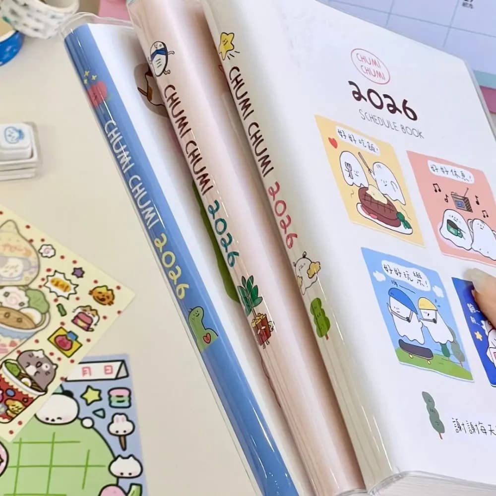 Agenda portatile B6 2026 con calendario Lista delle cose da fare Notebook per studenti Agenda Libro regalo