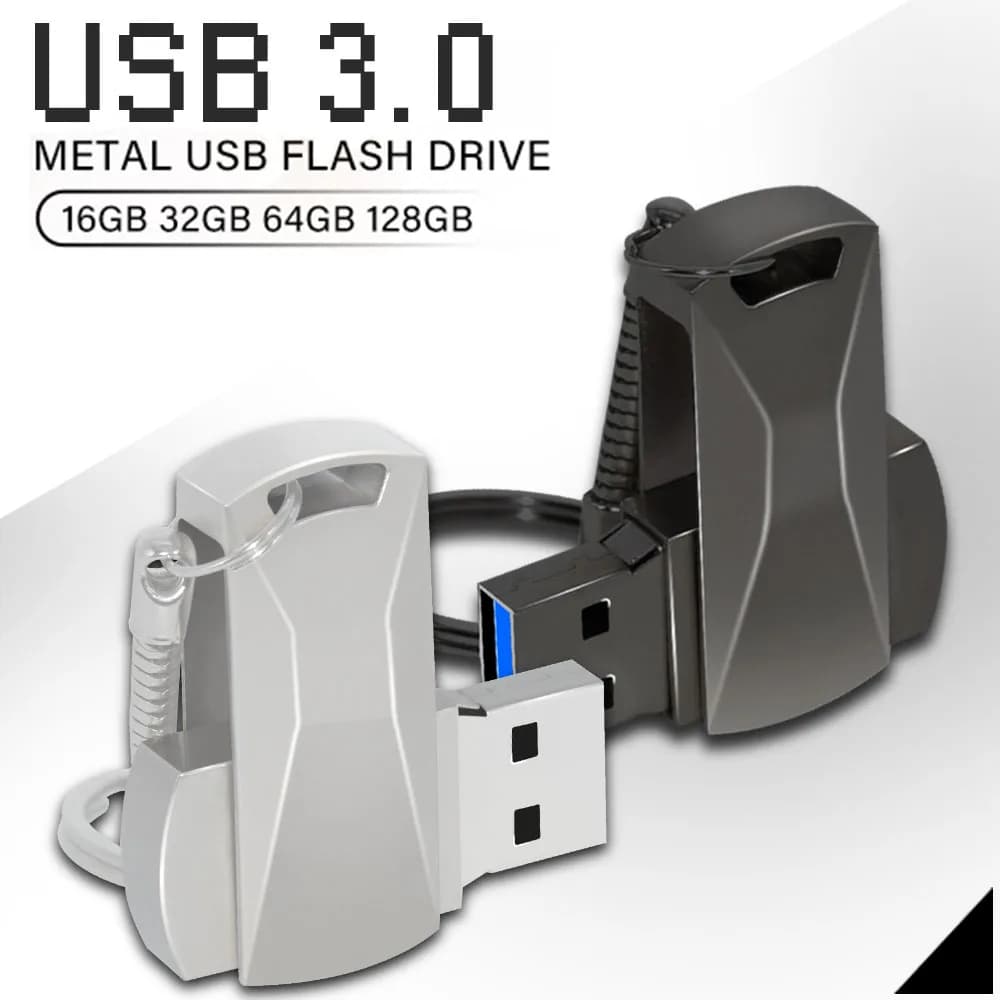 Metal 16TB U Disk Flash Drive USB 3.0 trasferimento File ad alta velocità 8TB 2TB stile meccanico impermeabile di grande capacità
