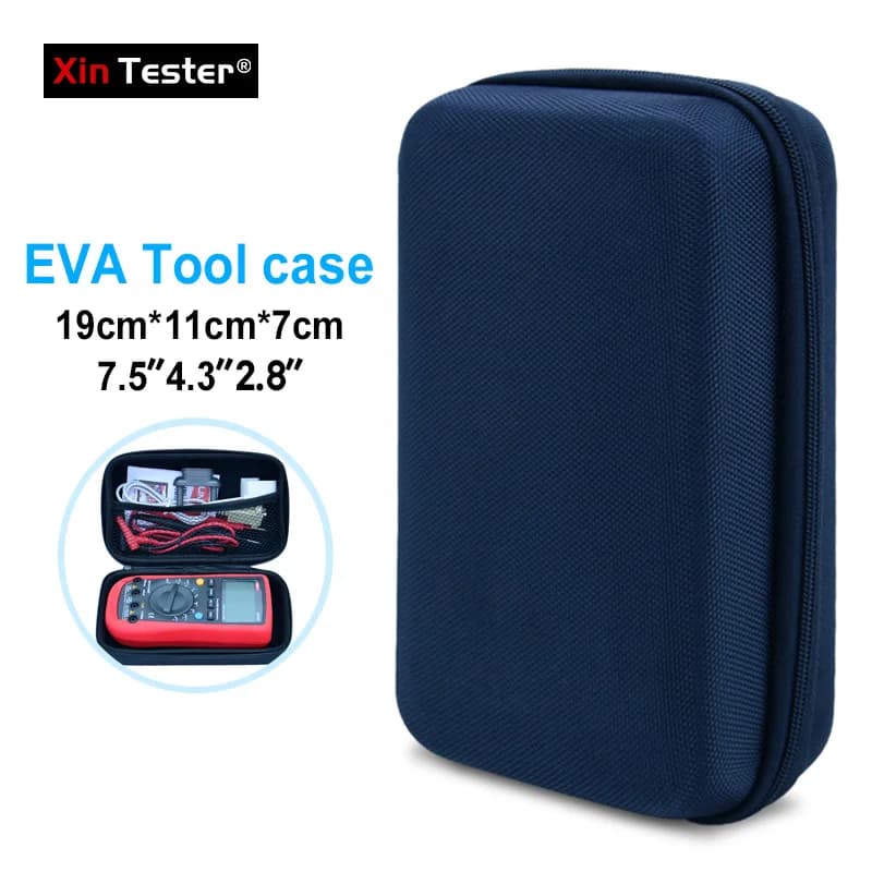 Xin Tester Multimeter Hard EVA Case for UT89X, mesh case Waterproof leather case 200 * 120 * 70mm / 7.9 * 4,7 * 2.8 inch