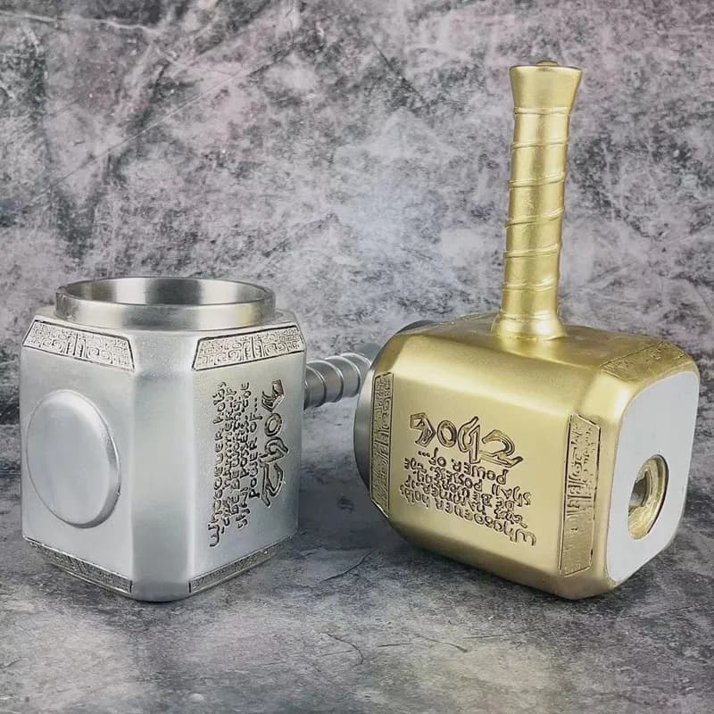 Mjolnir Martello di Thor Boccale di birra Acciaio inossidabile 2-in-1 Apribottiglie Tazza Bicchieri creativi personalizzati per Bar Party