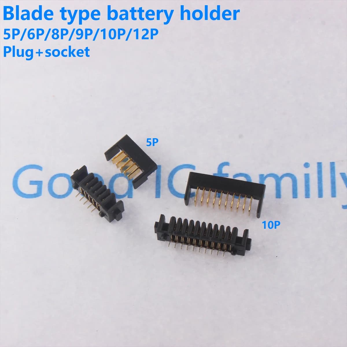 4P 5P 6P 7P 8/9/10Pin 2.0mm 2.54mm Maschio Femmina Lama Connettore Della Batteria Inserto Laterale Placcato Oro Notebook Smart porta serratura supporto