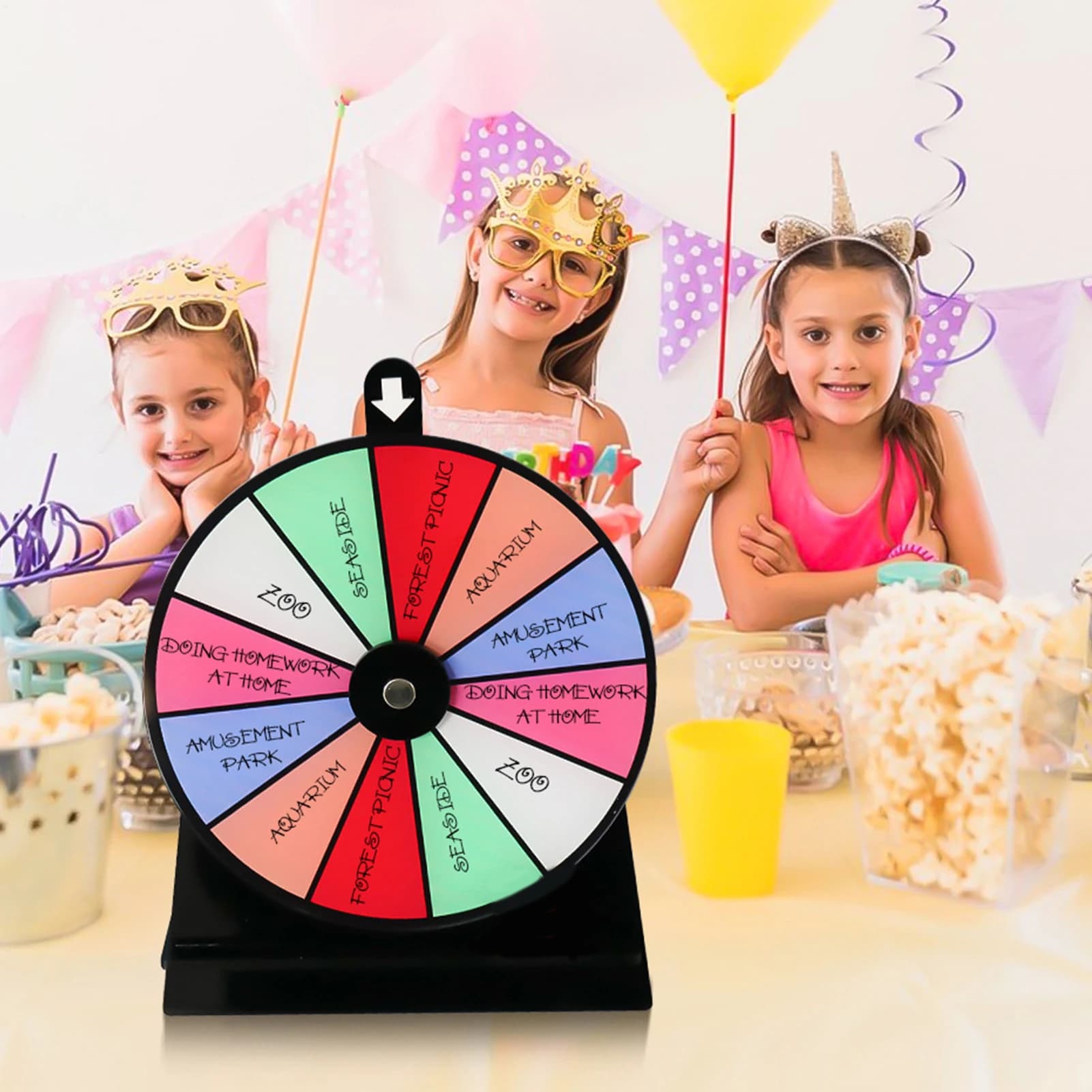 Ruota premio 12 slot Ruota Cancellabile Roulette della fortuna Tavola da tavolo per carnevale Aula Famiglia Notte aziendale