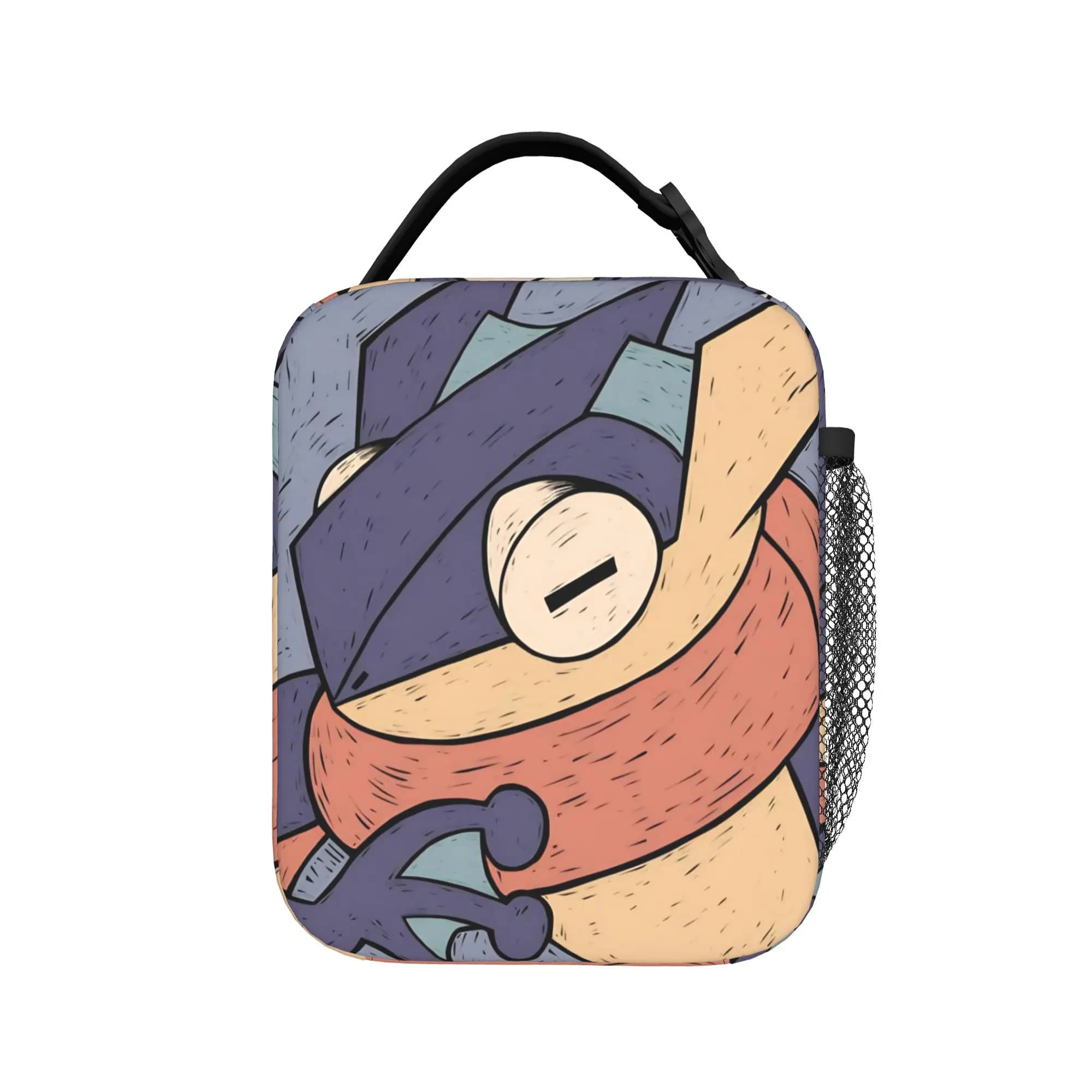 Greninjas Kawaii 90s Insulated Lunch Bags Poke-Mon Cartoon Meal Container Thermal Bag Tote Lunch Box Picnic Food Storage Bags