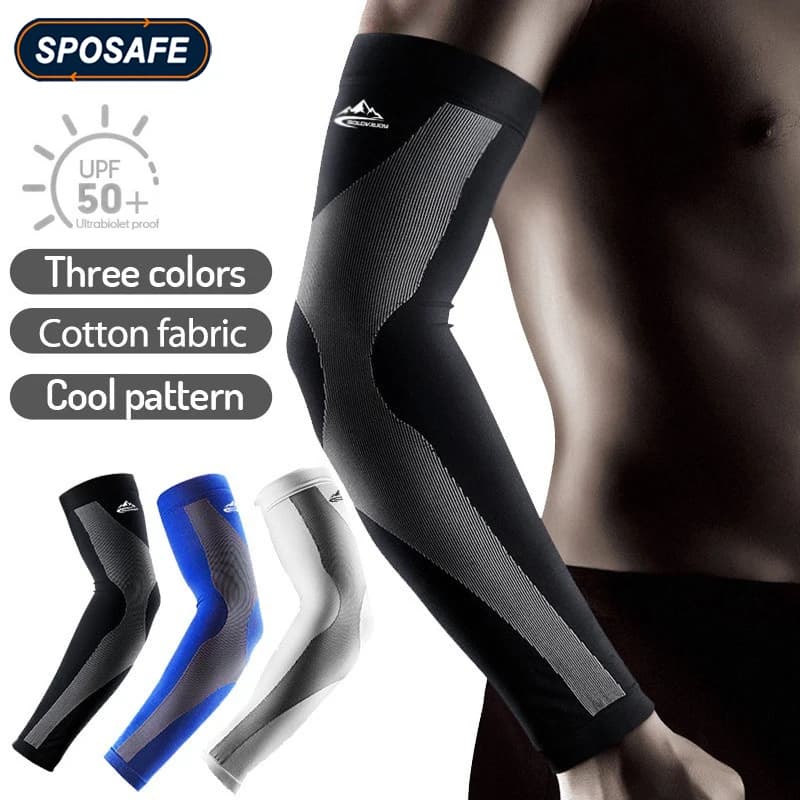 1 pair of anti- UV breathable solar protection for cycling basketball football volleyball tennis golf course