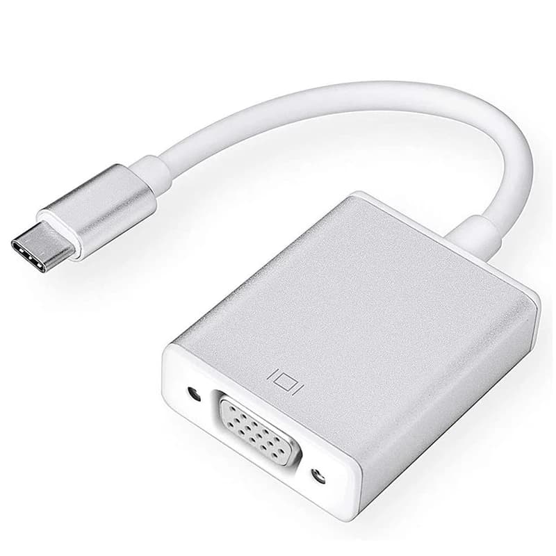 Adattatore USB-C maschio a VGA femmina Convertitore USB 3.1 tipo C Thunderbolt3 a VGA compatibile con MacBook Pro Dell XPS Surface Book2