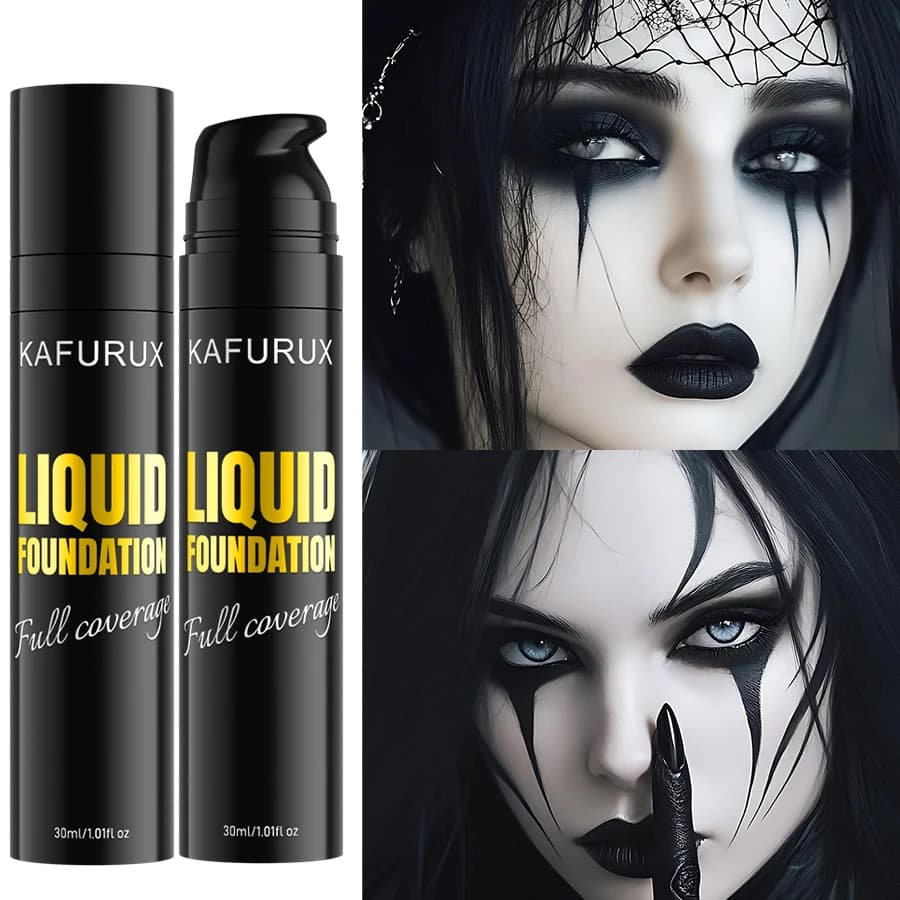 1PC Pure White Liquid Background for Makeup Face COS, Long Life Corrector, Pure White Base, Beauty Cosmetics