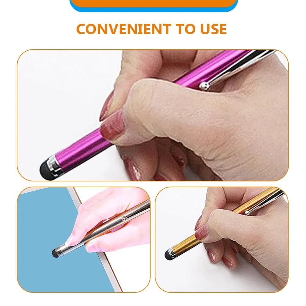 10 Pezzi di Penne Stilo Creative per Smartphone e Tablet con Schermi Touch Capacitivi, Esperienza di Scrittura Fluida, Ideali per Prendere Appunti, Email e Disegno