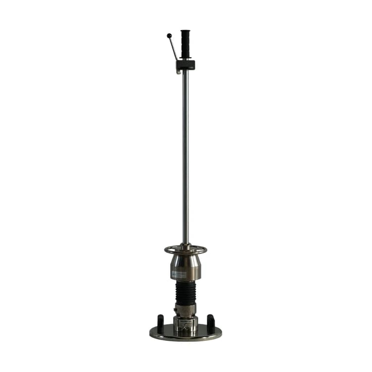 Durable light defletometer dynamic plate test for dropping weight test