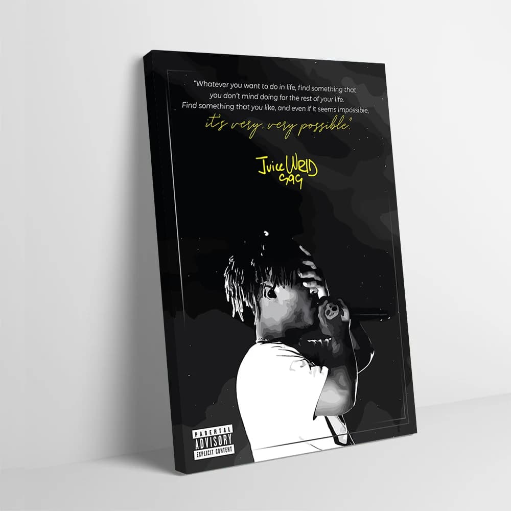Juice WRLD 999 Poster Customizable Printed Canvas Painting Wall Art Gift for Decoration Living Room Decorative Paintings Mural