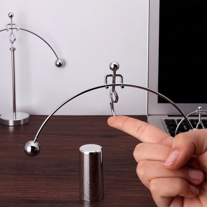 Pendolo Creativo per l'Equilibrio, Regalo di Laurea per Studenti, Pendolo Fisico di Newton, Pendolo a Sfera a Movimento Perpetuo