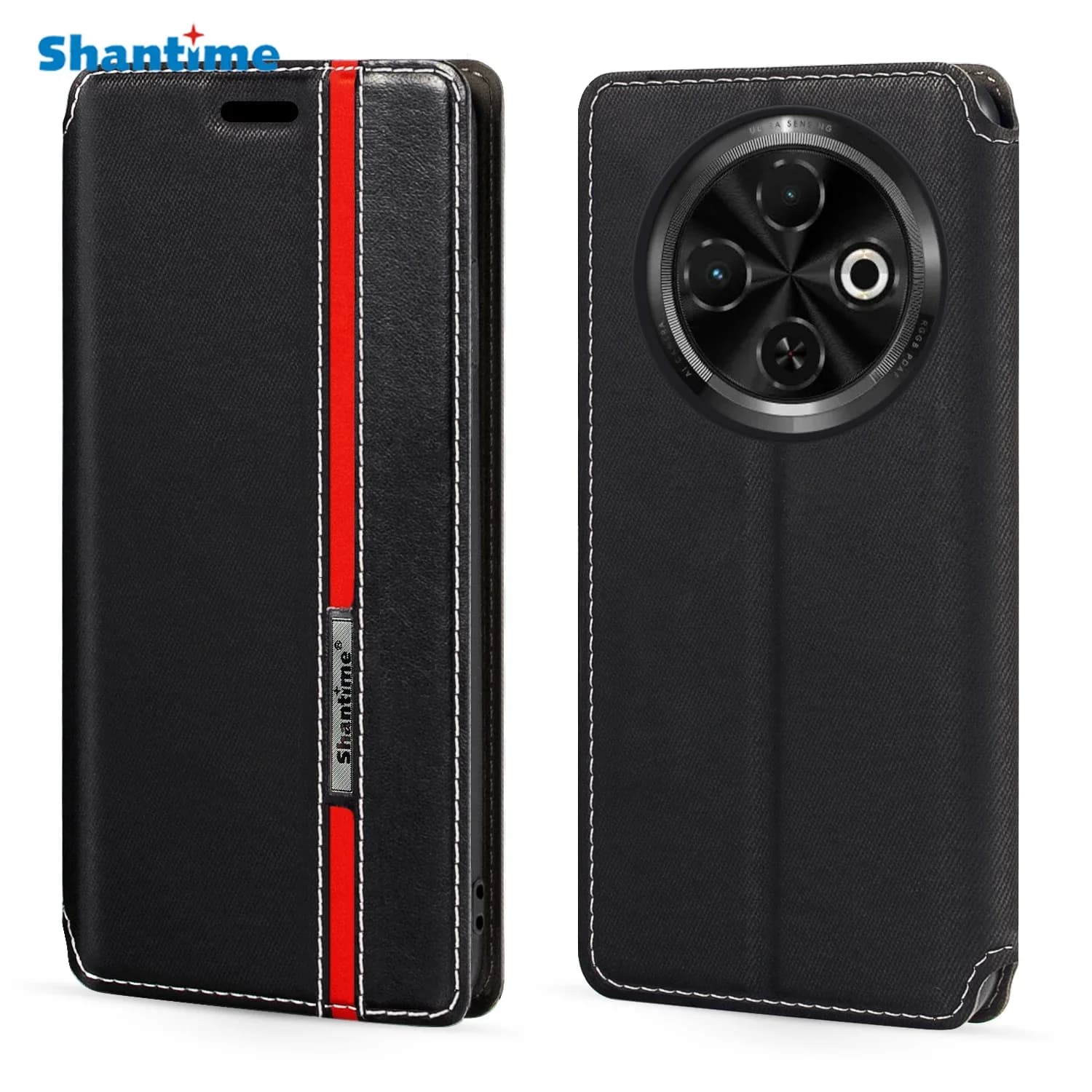 Per Tecno Spark 30C 4G Custodia Moda Multicolor Chiusura magnetica Custodia in pelle Flip con porta carte per Spark 30C NFC 4G