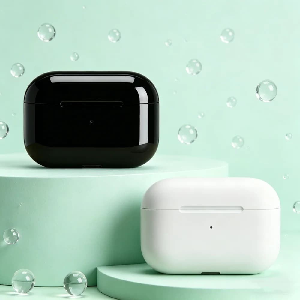 Auricolari wireless a doppia cuffia, auricolari in-ear con bassi potenti, ultra lunga durata in standby, ideali per la corsa e lo sport, con microfono.