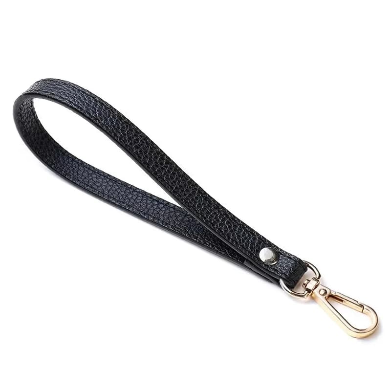 Bag Wrist Strap Soft Portable PU Leather Bag Strap Handles Women Clutch Bag Strap Solid Handle Purse Bag Belt Replacement Strap