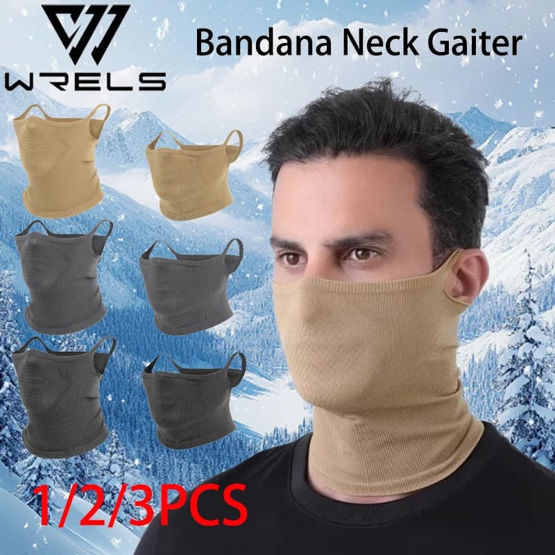 1/2/3PCS Bandana Neck Gaiter UV Protection Breathable Elastic Quick Dry Dustproof Face Cover Hiking Camping Cycling Sport Mask