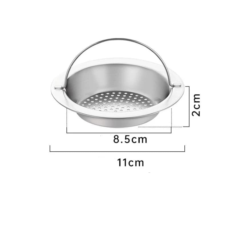 Filtri da cucina Home Acciaio inossidabile Scarico lavello Filtro Tappo Filtro di scarico Cestello Scolapiatti Accessori per lavello da cucina