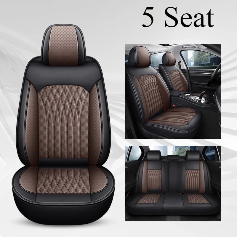5 Seat PU Leather Car Seat Cover for Renault Megane Clio Captur Duster Volvo Xc90 Xc60 S60 S90 Dacia Duster Car Accessories