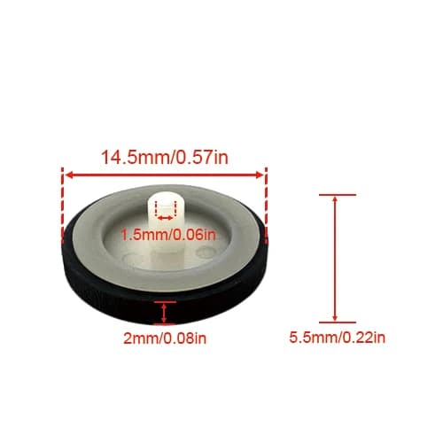 1 pz gomma ruota al minimo anello tenditore anello per Sharp 800 888 900 registratore a nastro audio cassetta deck lettore stereo accessori