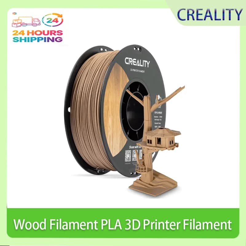 3D Printer Filament Creality 3D Printer Filament PLA 1.75 mm Smooth silk texture 1 kg (2.2 pounds)/for all FDM printers (wood)