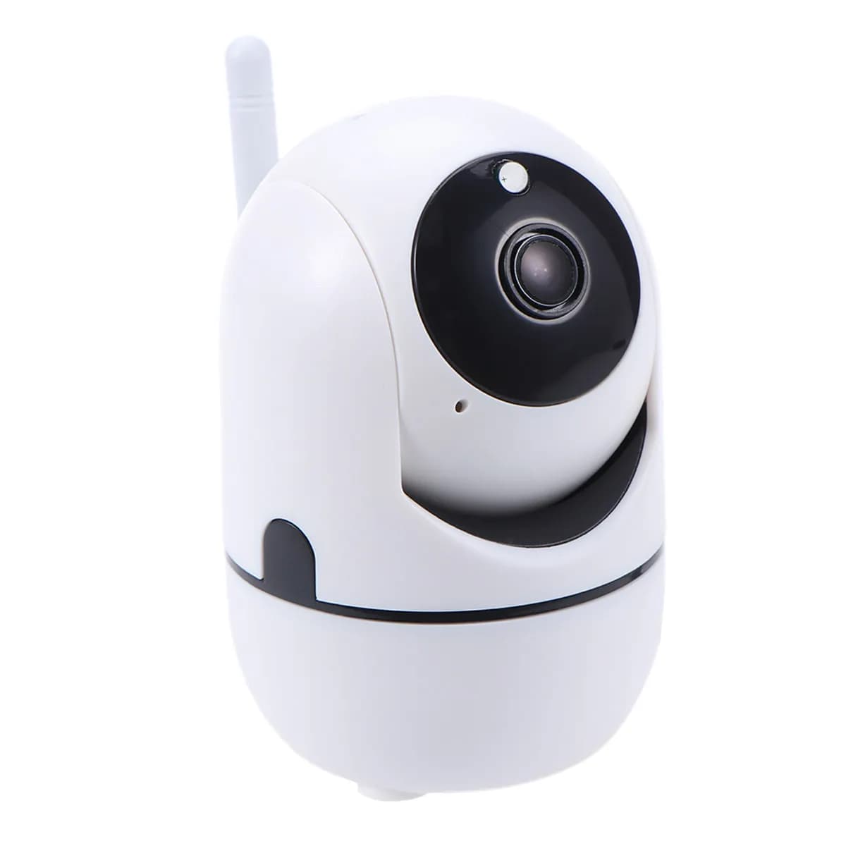 Telecamera IP di Sicurezza Domestica Smart 1080P Bianca, Wireless con Visione Notturna, Monitor per Bambini, Spina UK, Interfono Bidirezionale, Rilevamento Movimento