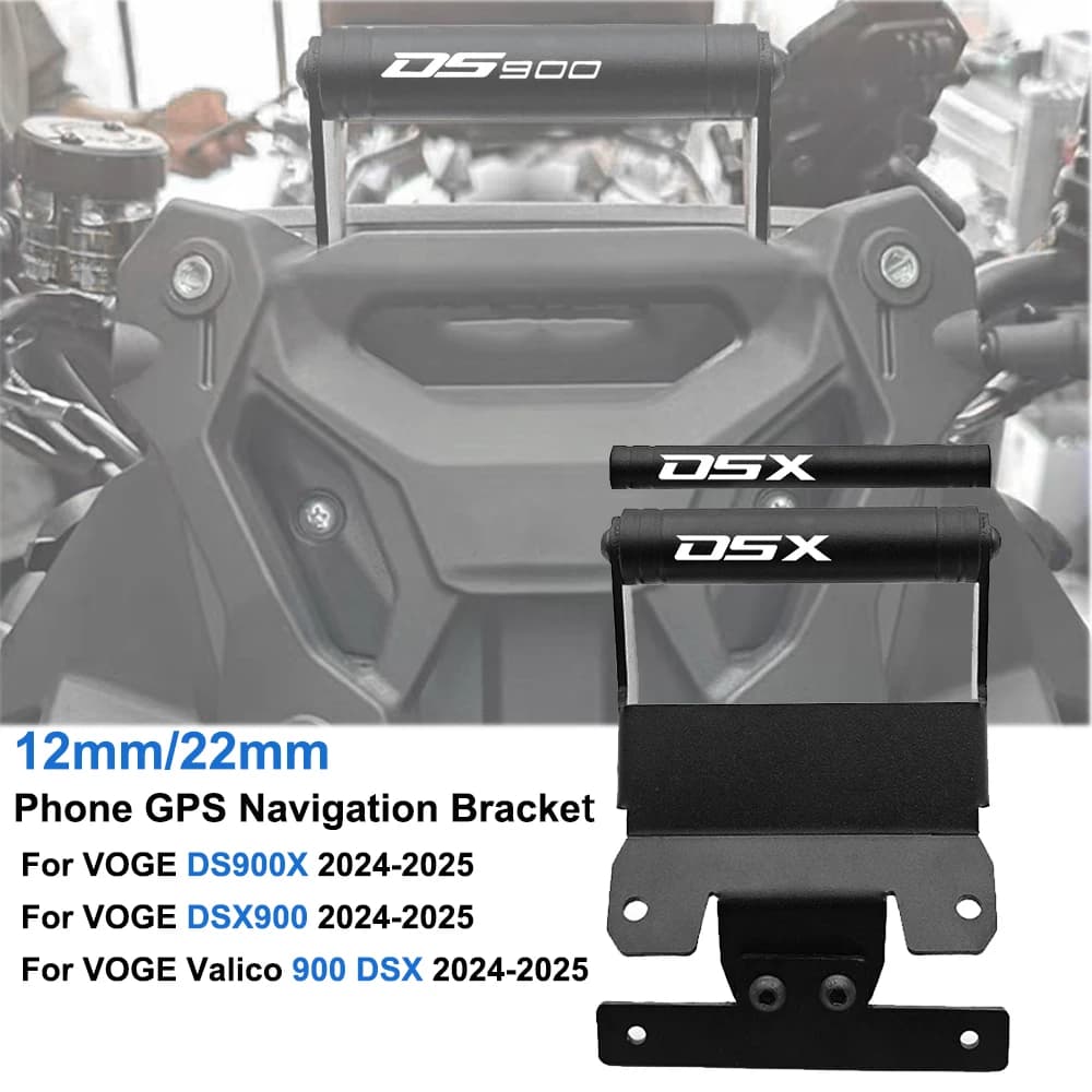 Per VOGE DS900X DSX900 Valico 900 DSX DS12mm/22mm Telefono cellulare Navigazione GPS Manubrio Staffa di Estensione Set Supporto di Montaggio