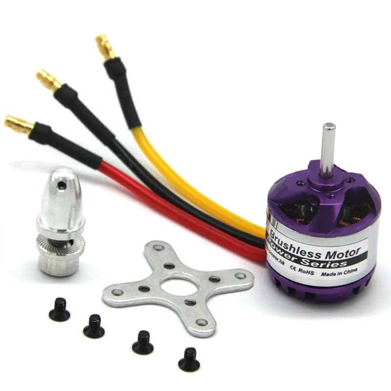 Motore brushless D2830-1300/1000/850kv per accessori giocattolo RC per elicotteri ad ala fissa