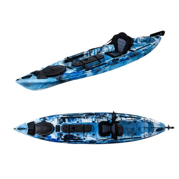 Kayak da 11 piedi per Pesca e Touring, Scafo in LDPE, Barca a Remi, Kajak