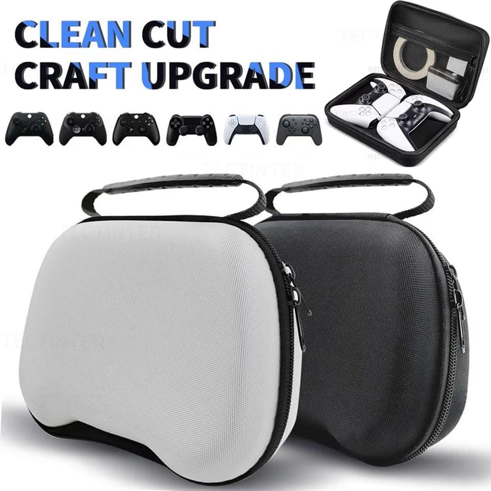 Custodia da trasporto portatile Borse portaoggetti per PS5 PS4 PS3/Xbox Series Gamepad Custodia protettiva EVA per accessori Nintendo Switch Pro