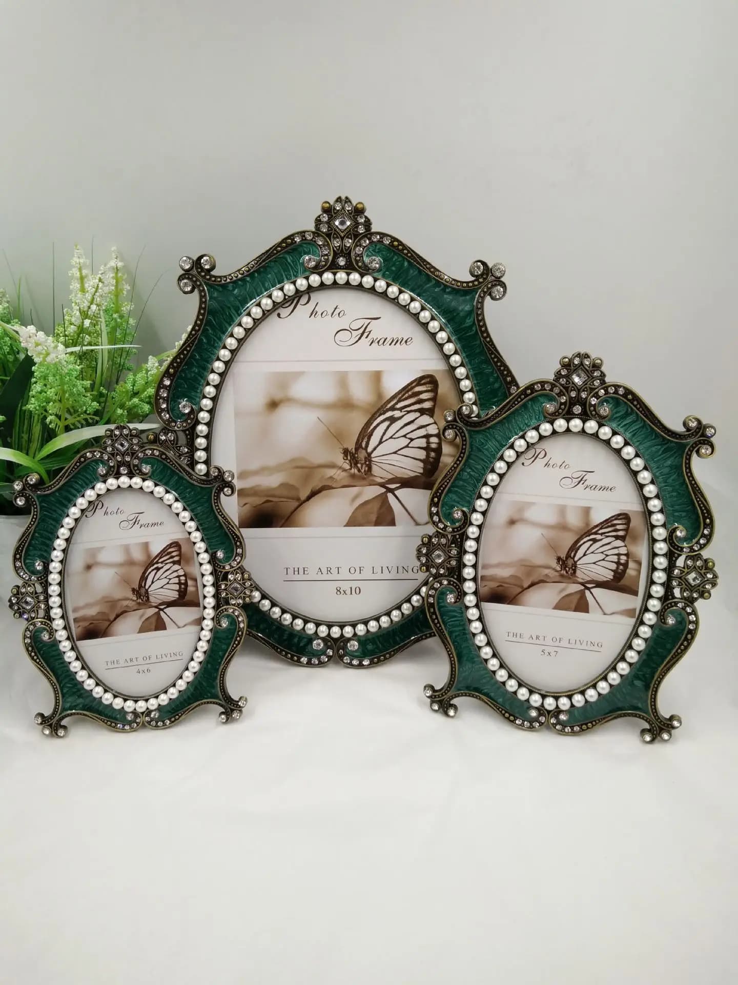 6/7/10 inches american creative metal frame bedside furniture ornaments gifts for birthday parties