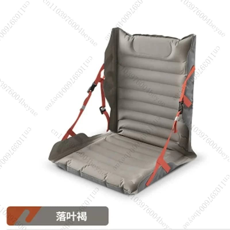 Outdoor Inflatable Seat Cushion with Backrest Adjustable Outdoor Folding Seat Cushion Camping Beach Chair Picnic