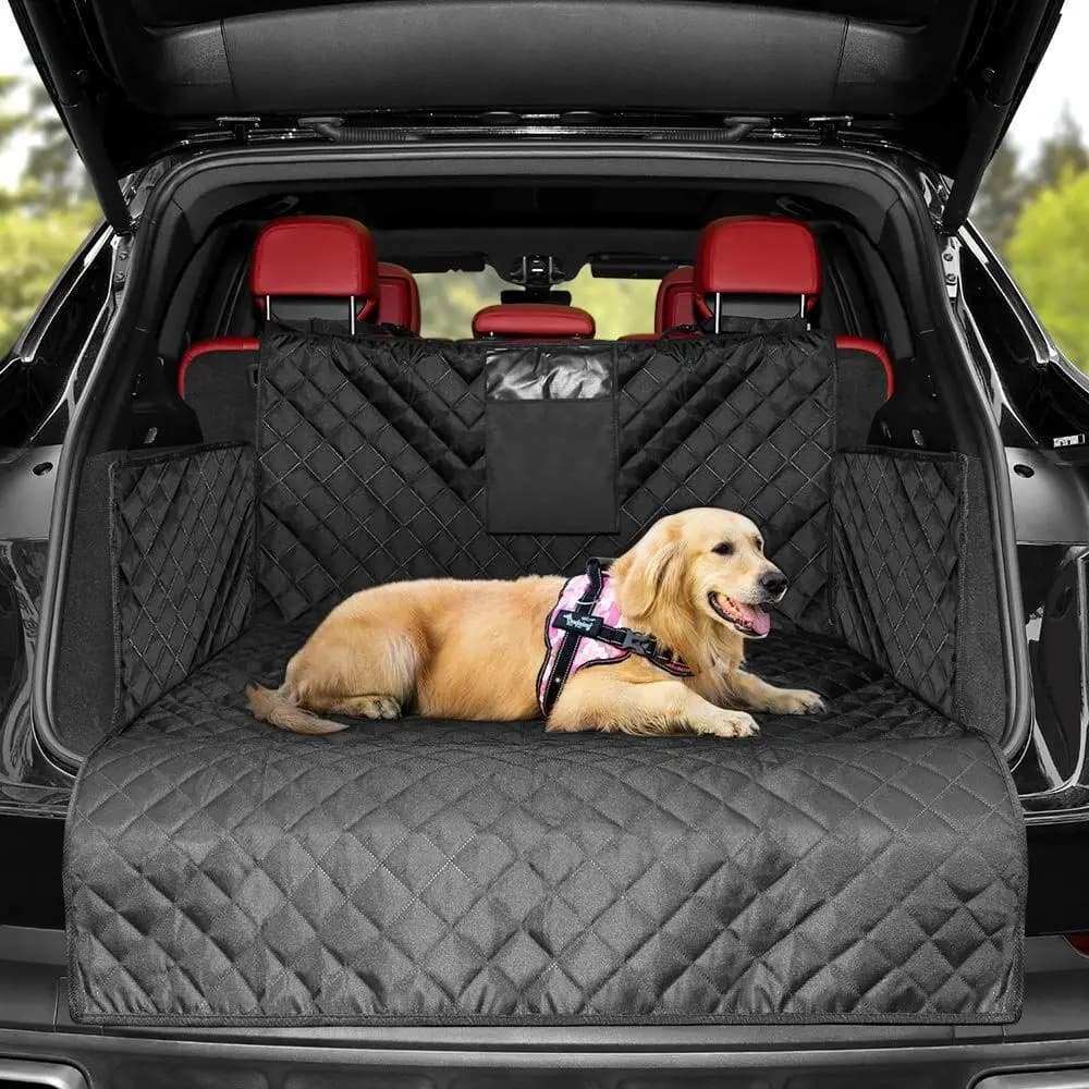 Copertura per sedile auto per cani resistente all'usura, per SUV, impermeabile, portatile, durevole, protegge il veicolo, facile da installare