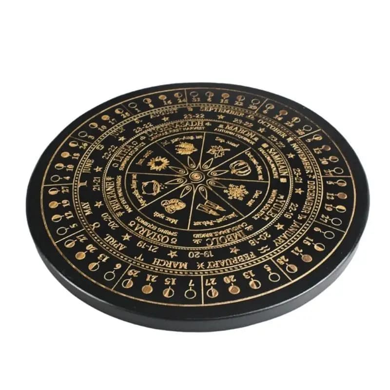652F Pendolo in legno Consiglio Rabdomanzia Divinazione Pendolo Stregoneria Altare Forniture Pendolo Consiglio Metafisica Board