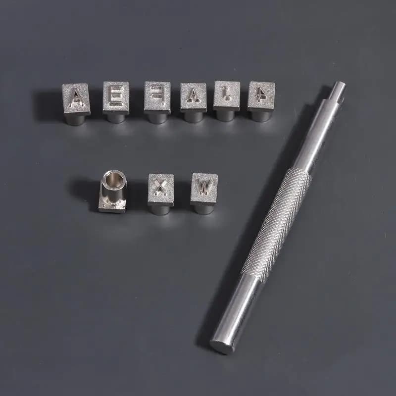 New Sale 36Pcs/Set Stainless Steel Alphabet Number Stamp Punch Tools Kit DIY Craft Leathercraft Hole Punching Tools Kit