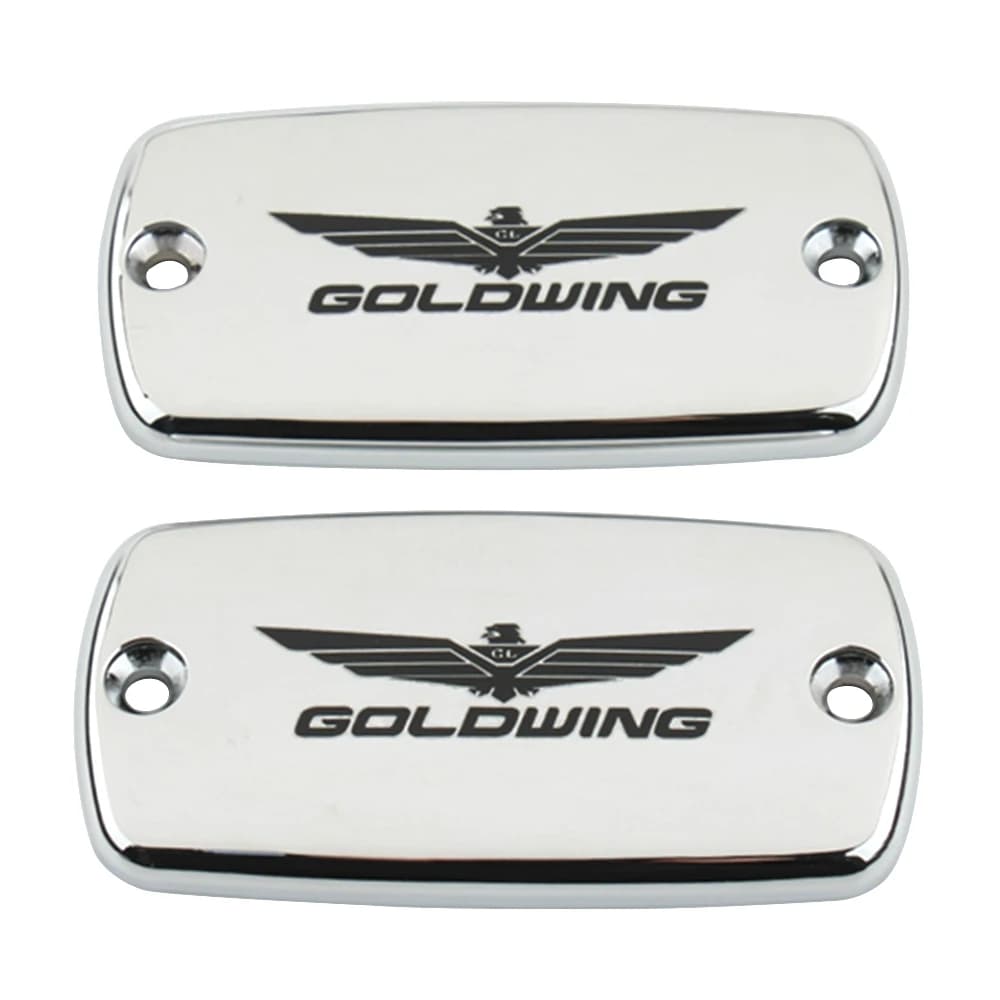Tappi serbatoio liquido freno cromati per Honda Gold Wing GL 1500 1800 TVX 1800, Eagle Motorcycle, Freno anteriore, tappo olio freno