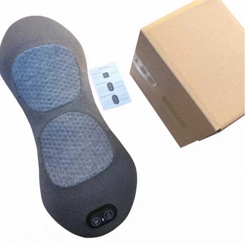 Cuscino lombare per dormire, supporto lombare specializzato, supporto per la schiena, massaggio lombare con funzione riscaldante