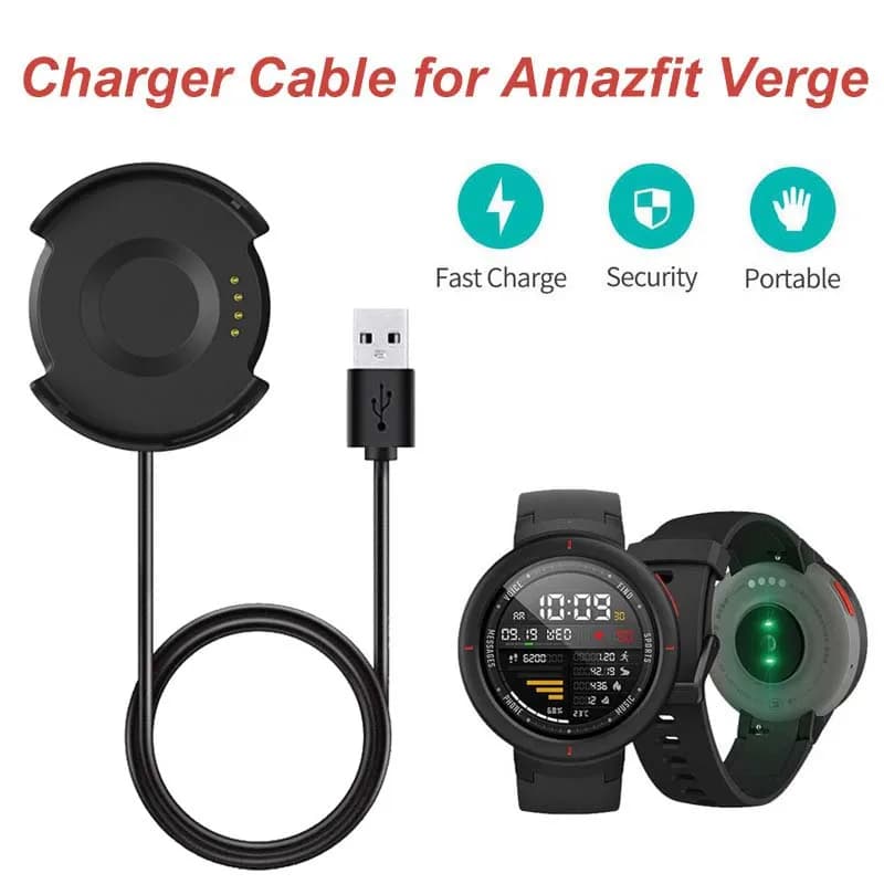Per Amazfit Verge A1811 Cavo di ricarica Smart Watch Cavo di ricarica sostitutivo per Amazfit Verge Lite A1801 Caricabatterie USB Dock
