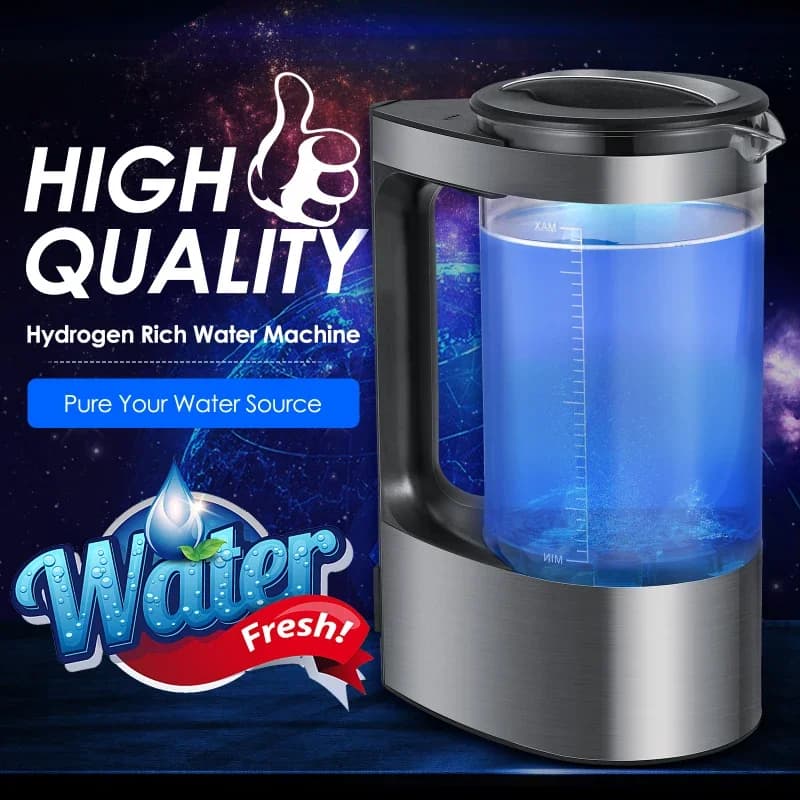 Bollitore elettrico ricco di idrogeno da 2 litri Ionizzatore Filtro per l'acqua salutare Generatore di acqua potabile di idrogeno Uso domestico 100 V-240 V