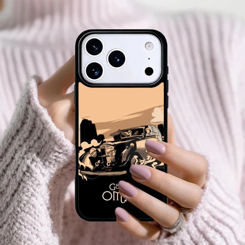 Cover Morbida Antiurto in Silicone Good Omens per iPhone 17 16 Pro Max 15 14 Pro 11 12 13 XR XS 6 7 8 Plus