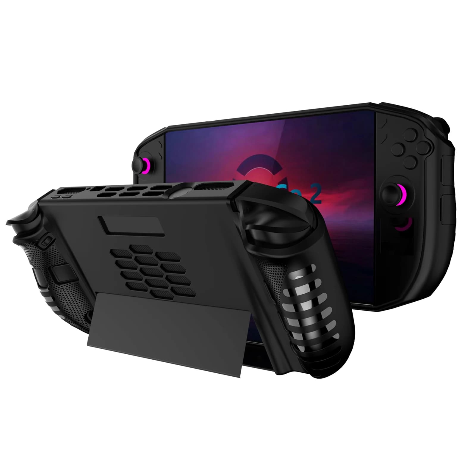 Custodia Protettiva per Console di Gioco Legion Go 2 in TPU Morbido, Antiurto con Supporto, Protezione Completa Anti-Caduta