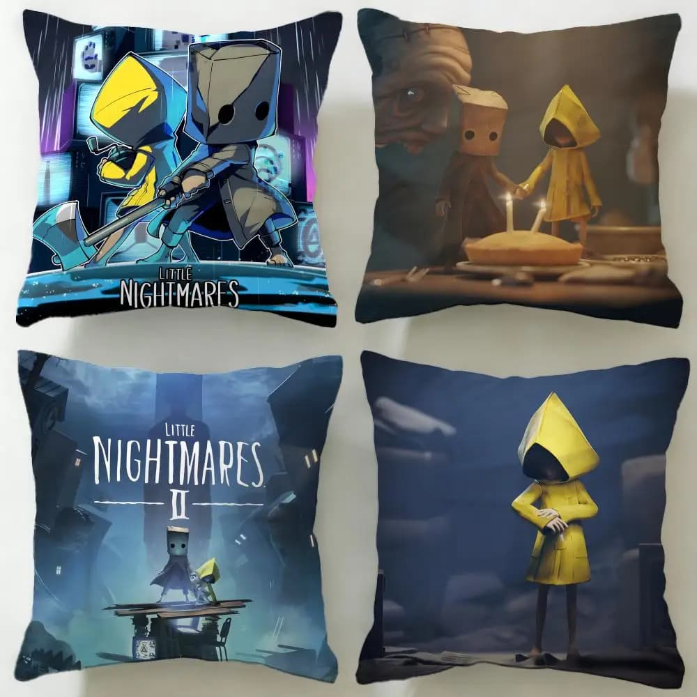 Popolare gioco Little Nightmares Federa per cuscino Morbida e facile da lavare – Versatile per divano, letto, viaggi e ufficio