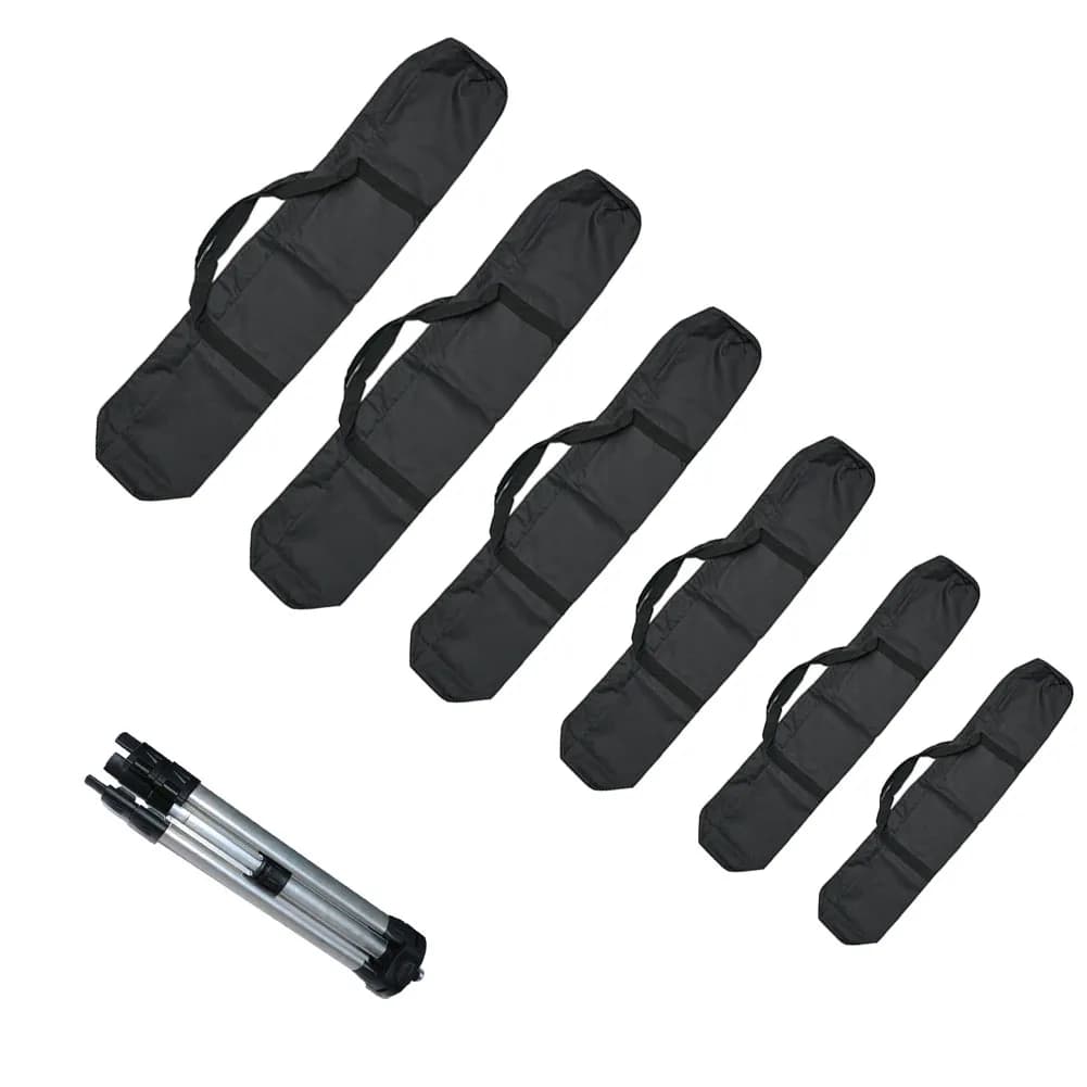 Borsa per treppiede fotografico, borsa portaoggetti in nylon resistente all'acqua, organizer multifunzione per bastoni da trekking e campeggio con maniglia e strumento