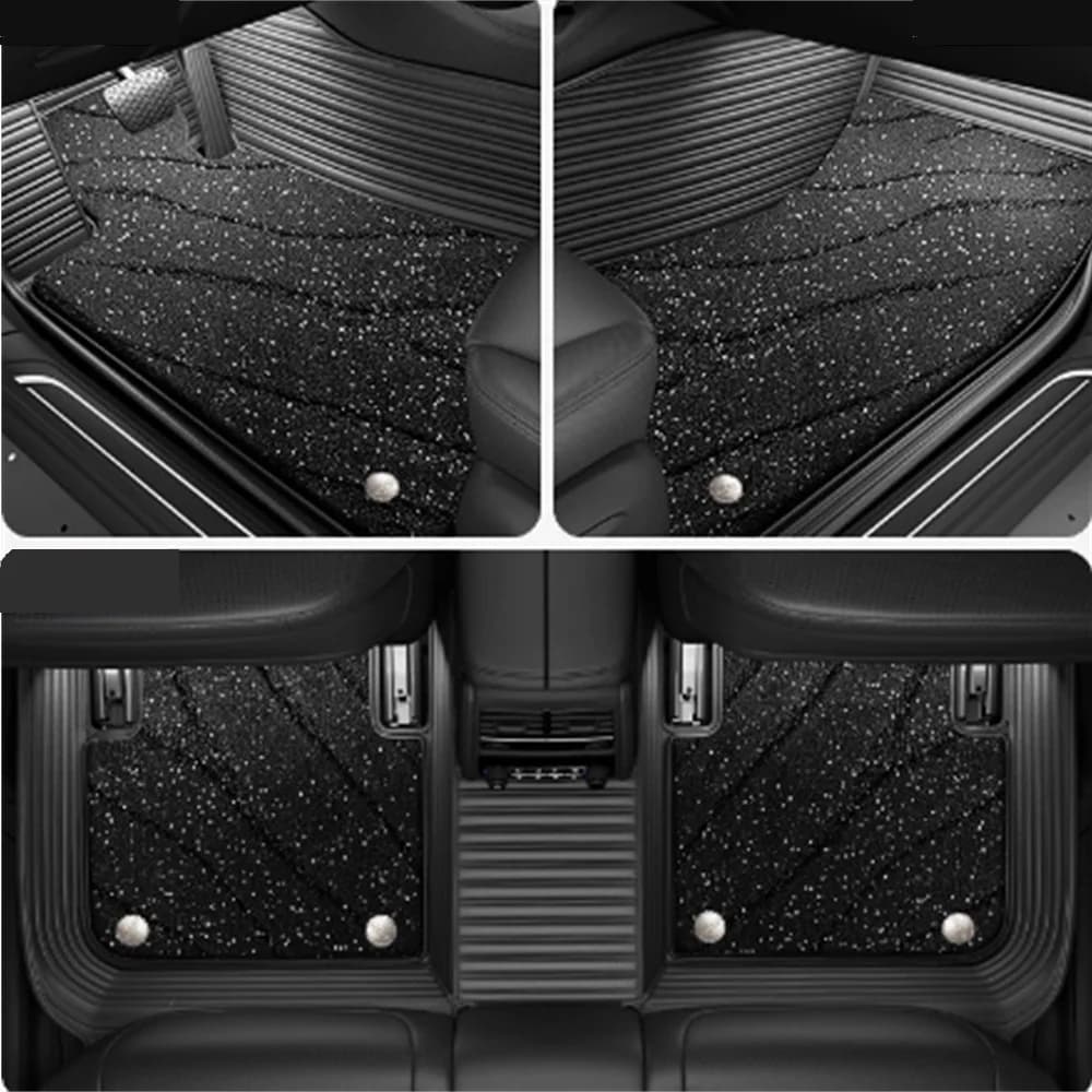 Custom Car Floor Mats For BMW 3er F30 G20 3GT Gran Turismo F34 Auto Carpets Double Layer Accessories Foot Coche