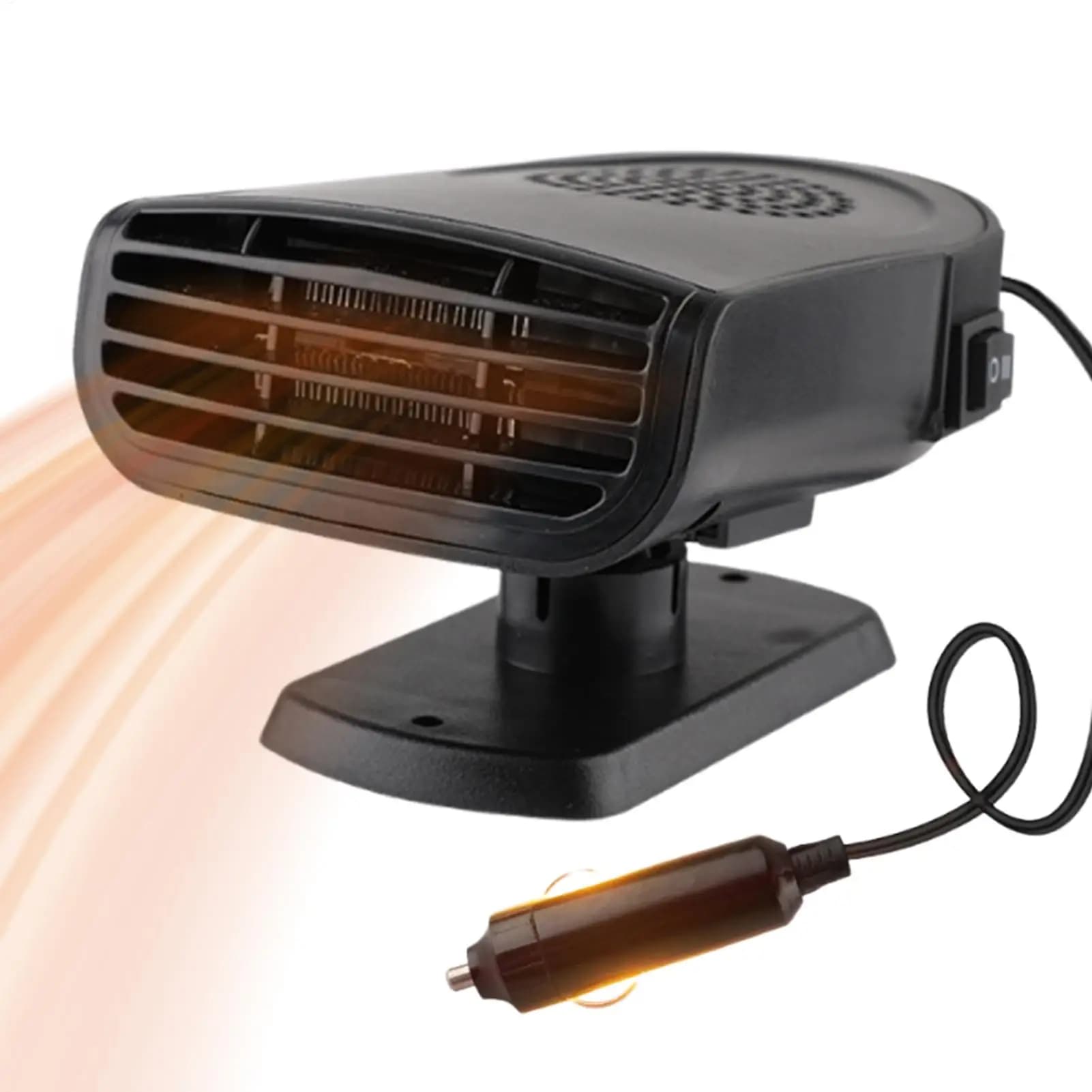 150W Riscaldatore per auto 12V/24V Raffreddamento elettrico Ventola di riscaldamento Riscaldatore elettrico Ventola Parabrezza Disappannante Sbrinatore Multifunzionale