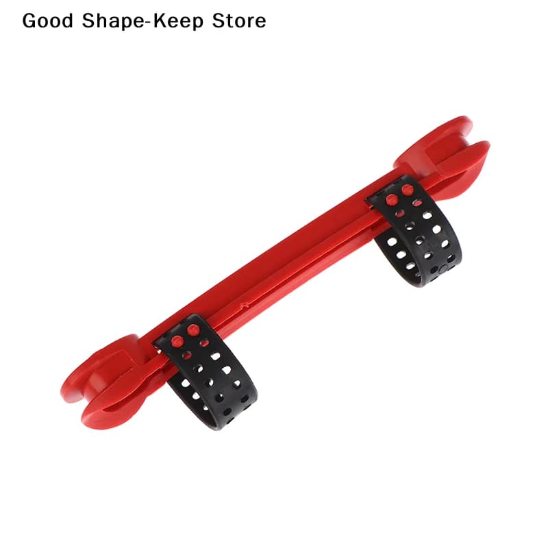 Universal Device for Wrap Fishing Cane with Adjustable Mulinel Support, 1/5 Pieces, Leather Strap 2/10, Rapid Portable Device