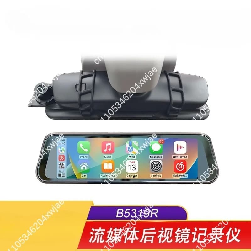9.36 Inch Streaming Media Rearview Mirror Dash Cam HD Large Screen Bluetooth Reverse Parking Car Recorder