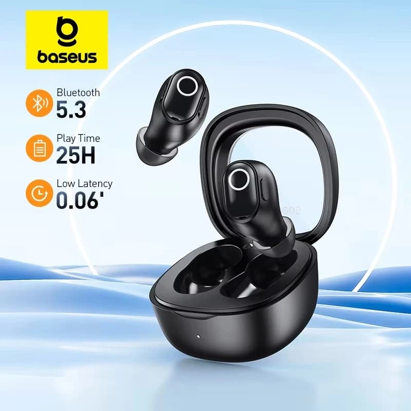 Baseus Bowie WM02 auricolare Bluetooth 5.3 cuffie True Wireless Mini In-ear HiFi sport Gaming TWS auricolari Touch Control 25H